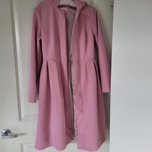 Camille Pink Rain Coat
